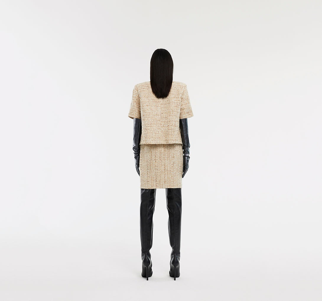 OVERSIZE TWEED JACKET