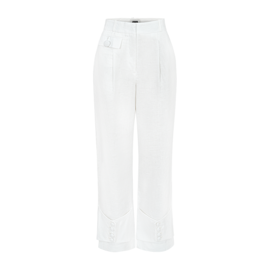 Linen Pants White