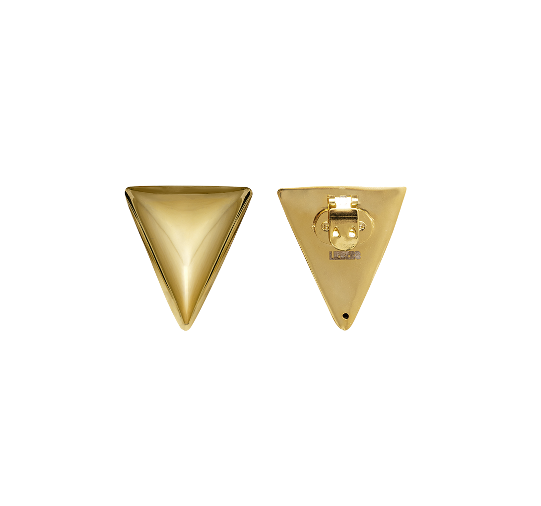 Pyramid Shoe Clip Gold
