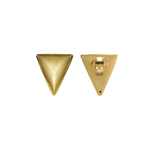 Pyramid Shoe Clip Gold