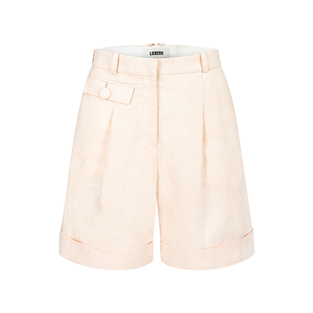 Linen Bermuda Shorts